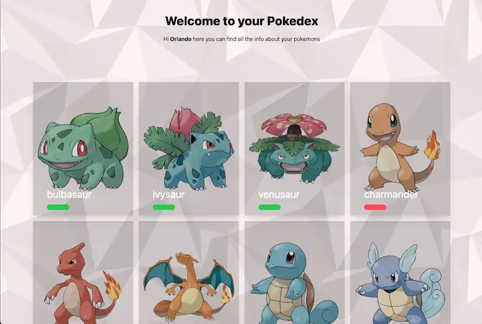 pokedex api project